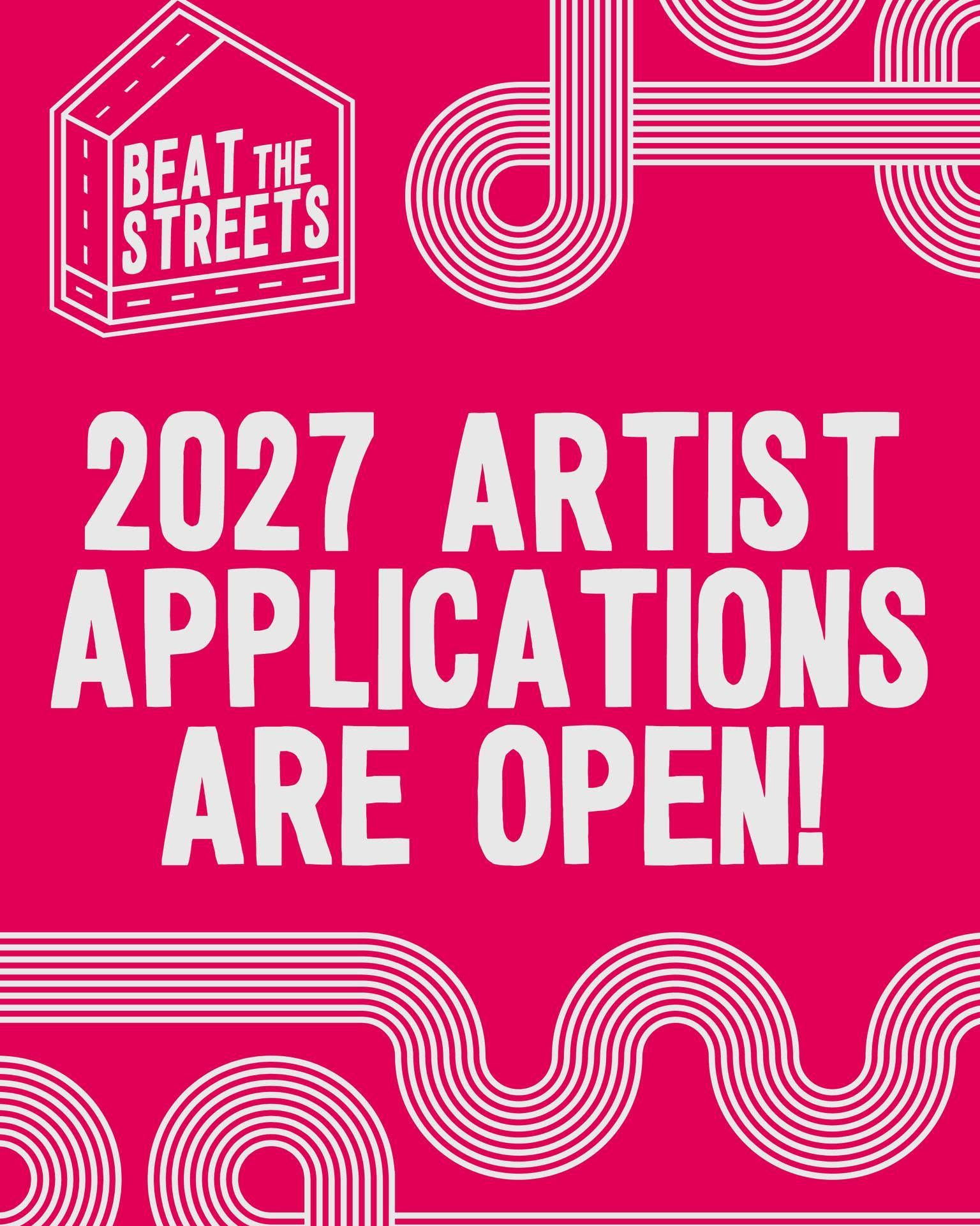 Calling artists & bands! Apply to play Beat The Streets